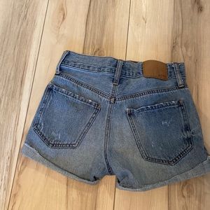 aéropostale momshort jean shorts blue denim 000 worn